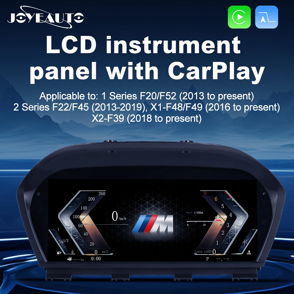 Latest 10"LCD Digital Instrument Panel for BMW 1 2 Series F20 F22 X1 X2 Dashboard Odometer Speedometer Virtual Cluster CarPlay
Latest 10"LCD Digital Instrument Panel for BMW 1 2 Series F20 F22 X1 X2 Dashboard Odometer Speedometer Virtual Cluster CarPlay