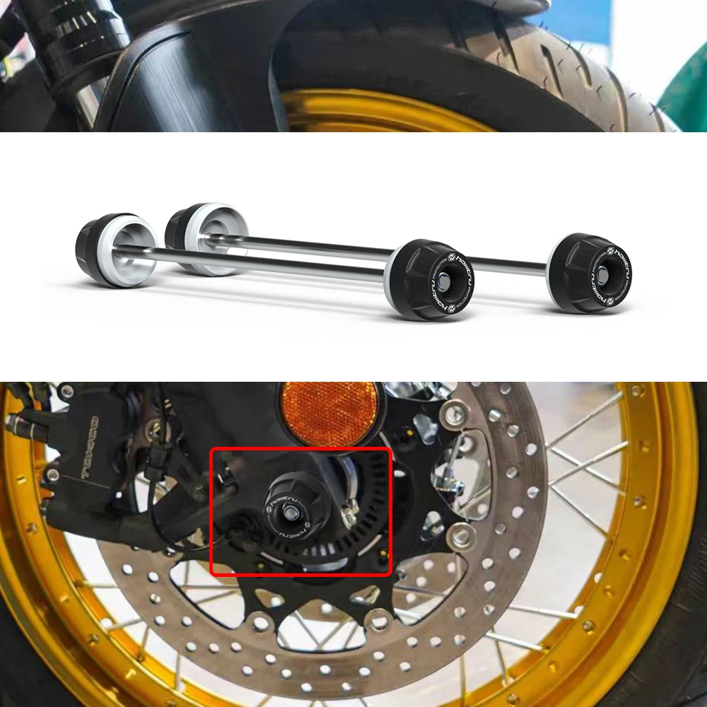Rear Front Axle Fork Crash Slider For Suzuki V-Strom 1050 XT 2020-2023 Motorcycle Wheel Protector
Rear Front Axle Fork Crash Slider For Suzuki V-Strom 1050 XT 2020-2023 Motorcycle Wheel Protector
