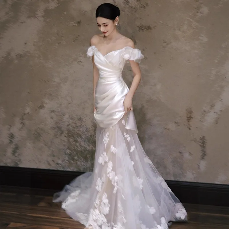 French Light Wedding Dress, Bride, Sen Style Travel Photography, Fish Tail Lace Outdoor Veil, New Engagement and Welcome Dress
French Light Wedding Dress, Bride, Sen Style Travel Photography, Fish Tail Lace Outdoor Veil, New Engagement and Welcome Dress