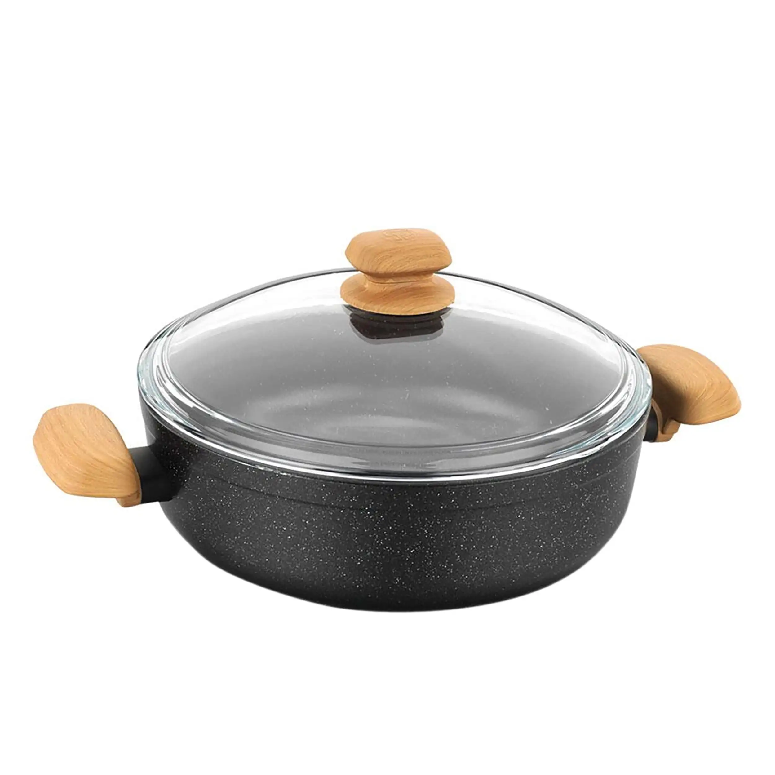 Montana 2 Piece 3.5 Liter Aluminum Nonstick Low Casserole Dish with Lid and Faux Wood Handles
Montana 2 Piece 3.5 Liter Aluminum Nonstick Low Casserole Dish with Lid and Faux Wood Handles
