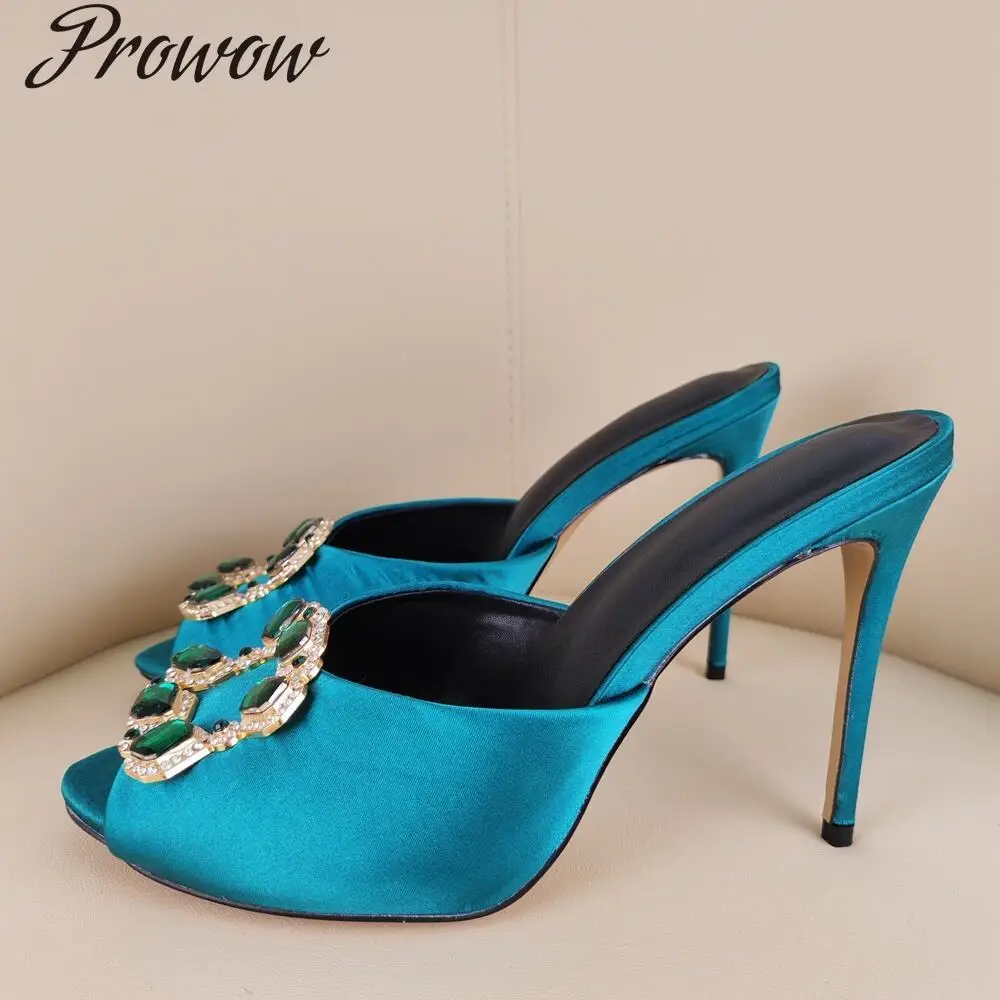 Модные тапочки на тонком каблуке со стразами и круглой головкой, женская обувь Zapatos Mujer 
Модные тапочки на тонком каблуке со стразами и круглой головкой, женская обувь Zapatos Mujer