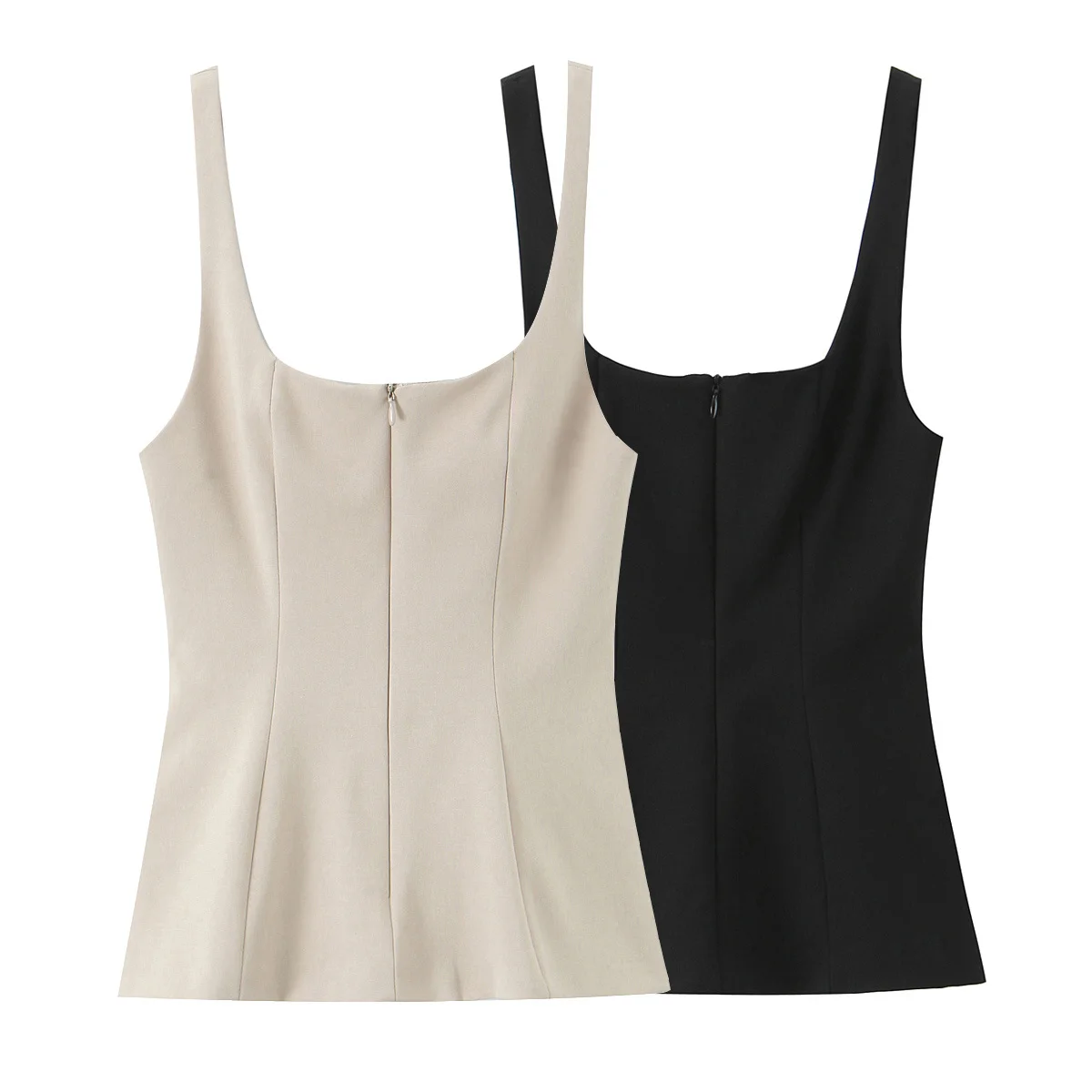 Новый женский жилет на подтяжках с квадратным воротником для похудения талии и универсальная женская юбка на молнии с подолом в стиле юбки
Новый женский жилет на подтяжках с квадратным воротником для похудения талии и универсальная женская юбка на молнии с подолом в стиле юбки