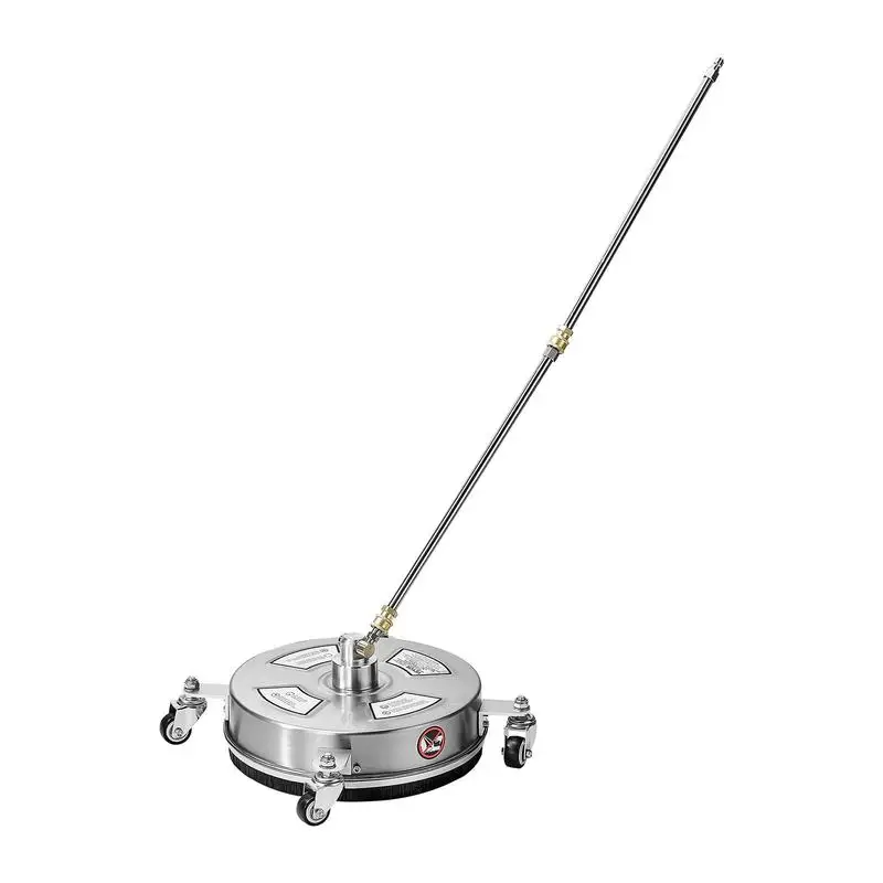 14" Pressure Washer Surface Cleaner, Stainless Steel Pressure Washer Attachments with 4 Wheels, 4000 Max PSI, 1/4 Quick Connector, 2 Spray Nozzles, 2 Extended Wands for Concrete, Patio, Deck
14" Pressure Washer Surface Cleaner, Stainless Steel Pressure Washer Attachments with 4 Wheels, 4000 Max PSI, 1/4 Quick Connector, 2 Spray Nozzles, 2 Extended Wands for Concrete, Patio, Deck