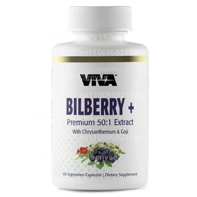 Bilberry Extract (high-strength) -25% Anthocyanins - Eye Supplements - Fruit Supplements Non GMO and Gluten Free -60 Capsules
Bilberry Extract (high-strength) -25% Anthocyanins - Eye Supplements - Fruit Supplements Non GMO and Gluten Free -60 Capsules