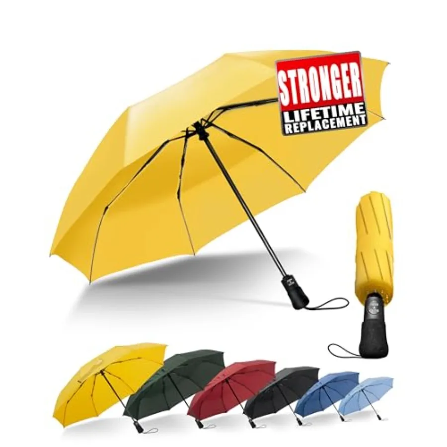 Travel Compact Umbrella Windproof - Portable Automatic for Rain, Folding Umbrella for Men and Women, Portable 210T Fabric
Travel Compact Umbrella Windproof - Portable Automatic for Rain, Folding Umbrella for Men and Women, Portable 210T Fabric