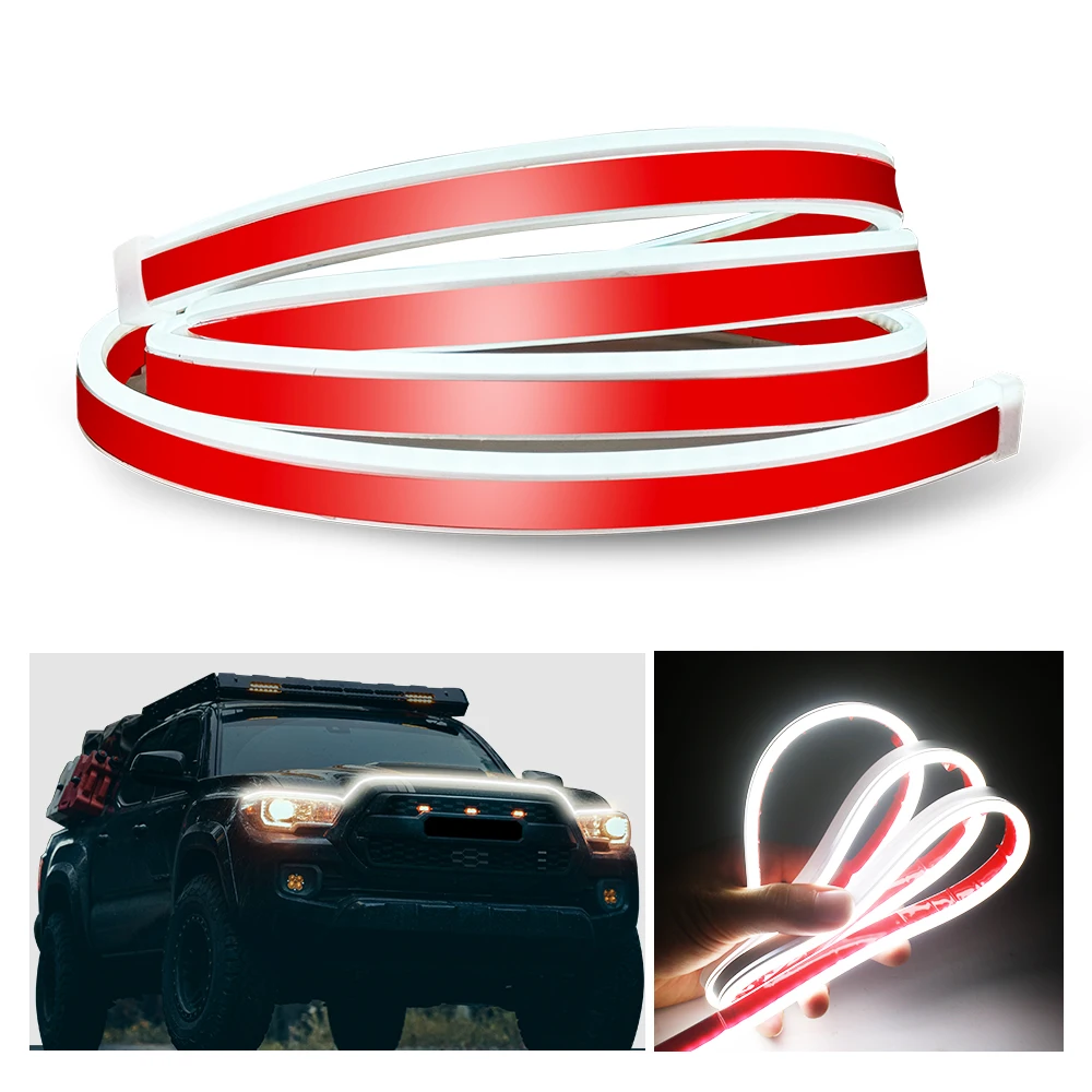 1pcs 12V LED car Hood Strip Light Waterproof static Daytime Running Light for Car SUV RV Pickup Boat
1pcs 12V LED car Hood Strip Light Waterproof static Daytime Running Light for Car SUV RV Pickup Boat