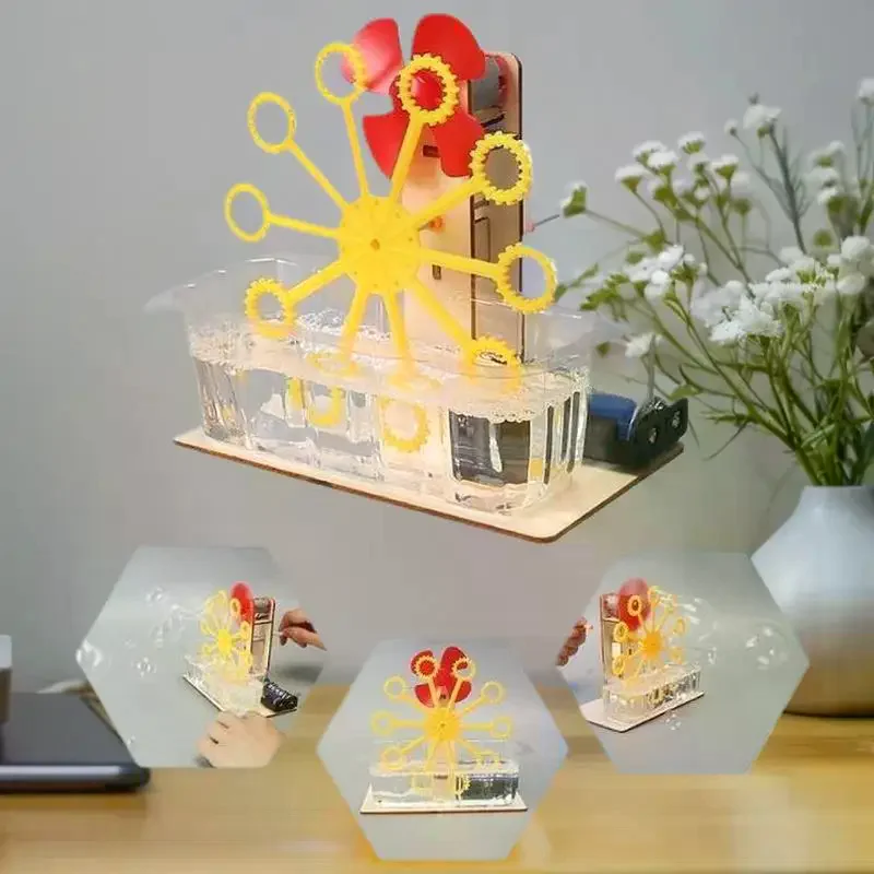 Creative DIY Craft Set Bubble Machine Puzzle Toy – Child's Educational Present
Creative DIY Craft Set Bubble Machine Puzzle Toy – Child's Educational Present