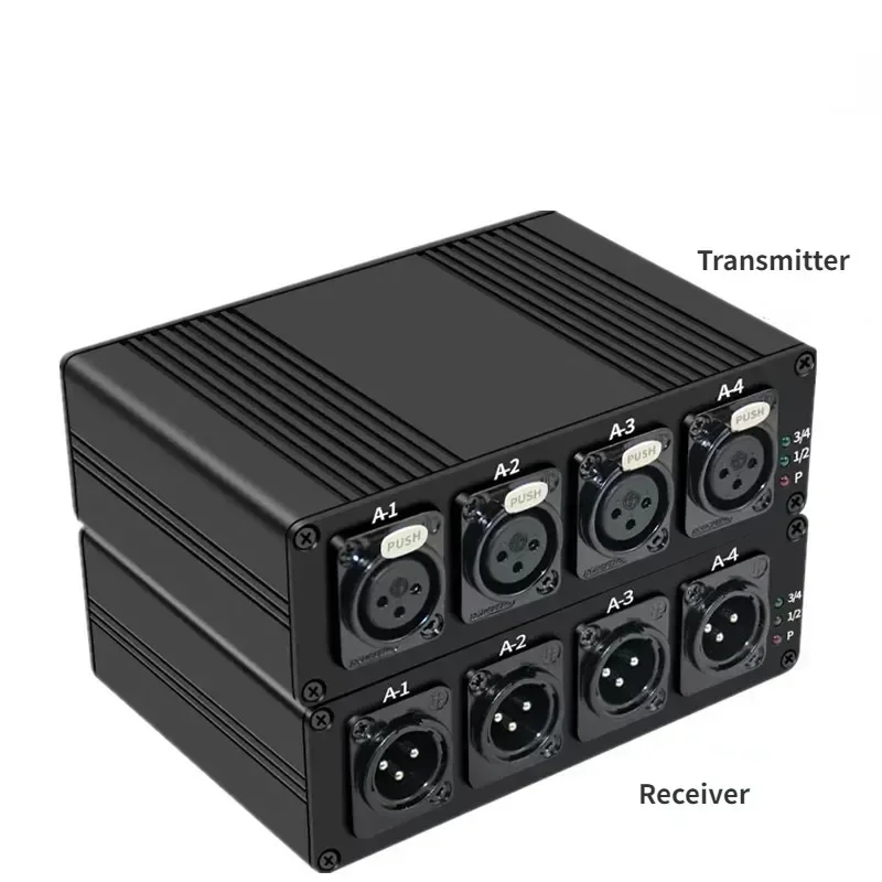 4 Channels XLR Balanced Audio Fiber Optical Extender Over Optical Fiber 20km XLR Balanced Audio Transmitter and Receiver Kit
4 Channels XLR Balanced Audio Fiber Optical Extender Over Optical Fiber 20km XLR Balanced Audio Transmitter and Receiver Kit