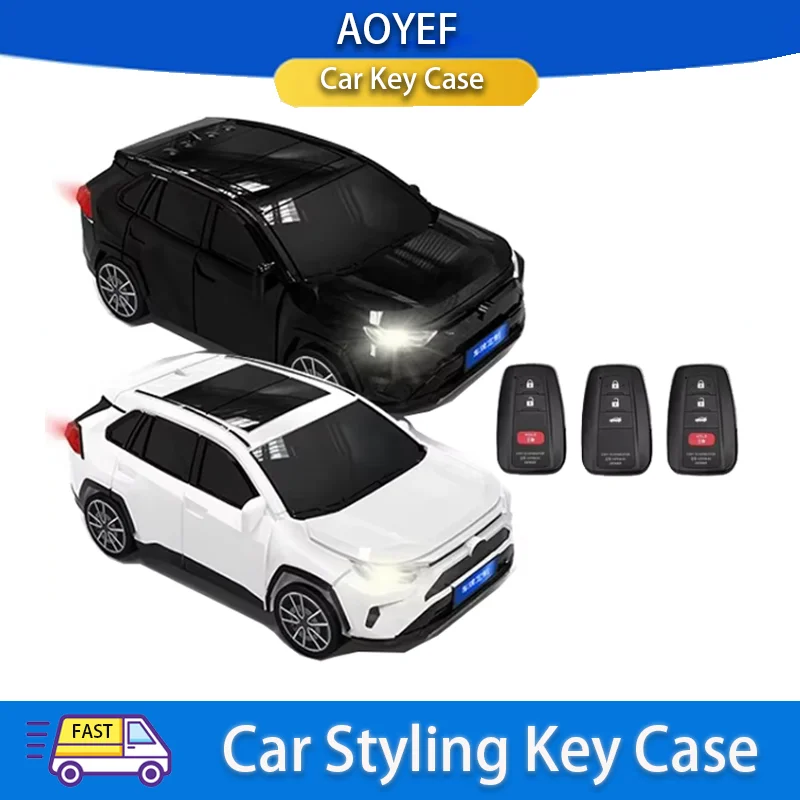For Toyota RAV4 Key Cover Fob Car Model Key Protective Case Creative Personalized Gift Car Key Pack Buckle Accessories Key Cover
For Toyota RAV4 Key Cover Fob Car Model Key Protective Case Creative Personalized Gift Car Key Pack Buckle Accessories Key Cover