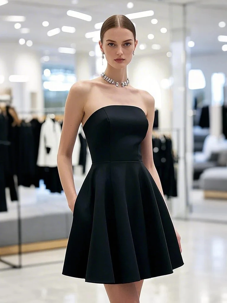 A-Line Sexy Homecoming Dress Cocktail Party Satin Sweetheart Neck Sleeveless Mini Pleats Built-In Bra 2025 Free Customized
A-Line Sexy Homecoming Dress Cocktail Party Satin Sweetheart Neck Sleeveless Mini Pleats Built-In Bra 2025 Free Customized