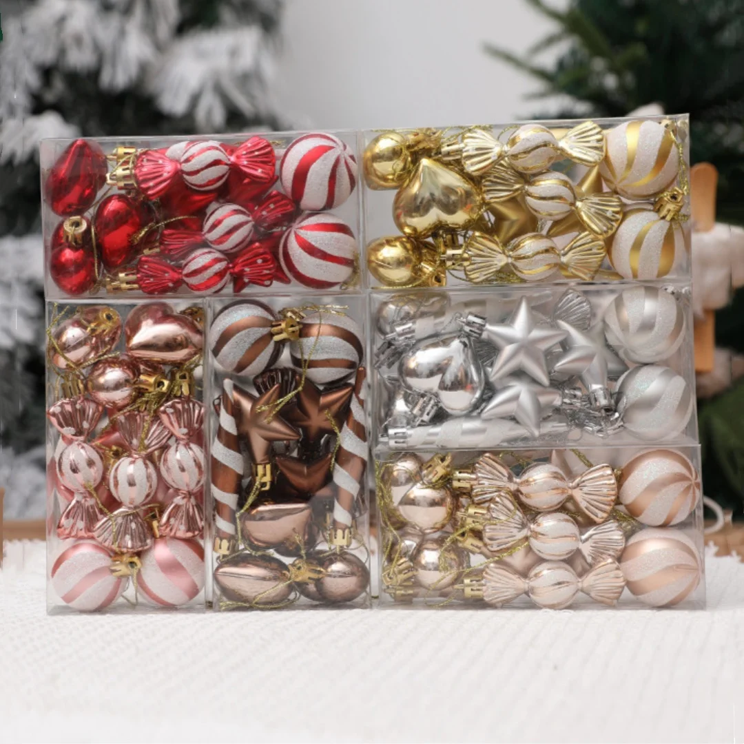 Christmas Balls Ornaments Xmas Tree Hanging Pendant Heart Candy Star ShapedHome Decoration 2024 Navidad New Year Gifts 2025
Christmas Balls Ornaments Xmas Tree Hanging Pendant Heart Candy Star ShapedHome Decoration 2024 Navidad New Year Gifts 2025