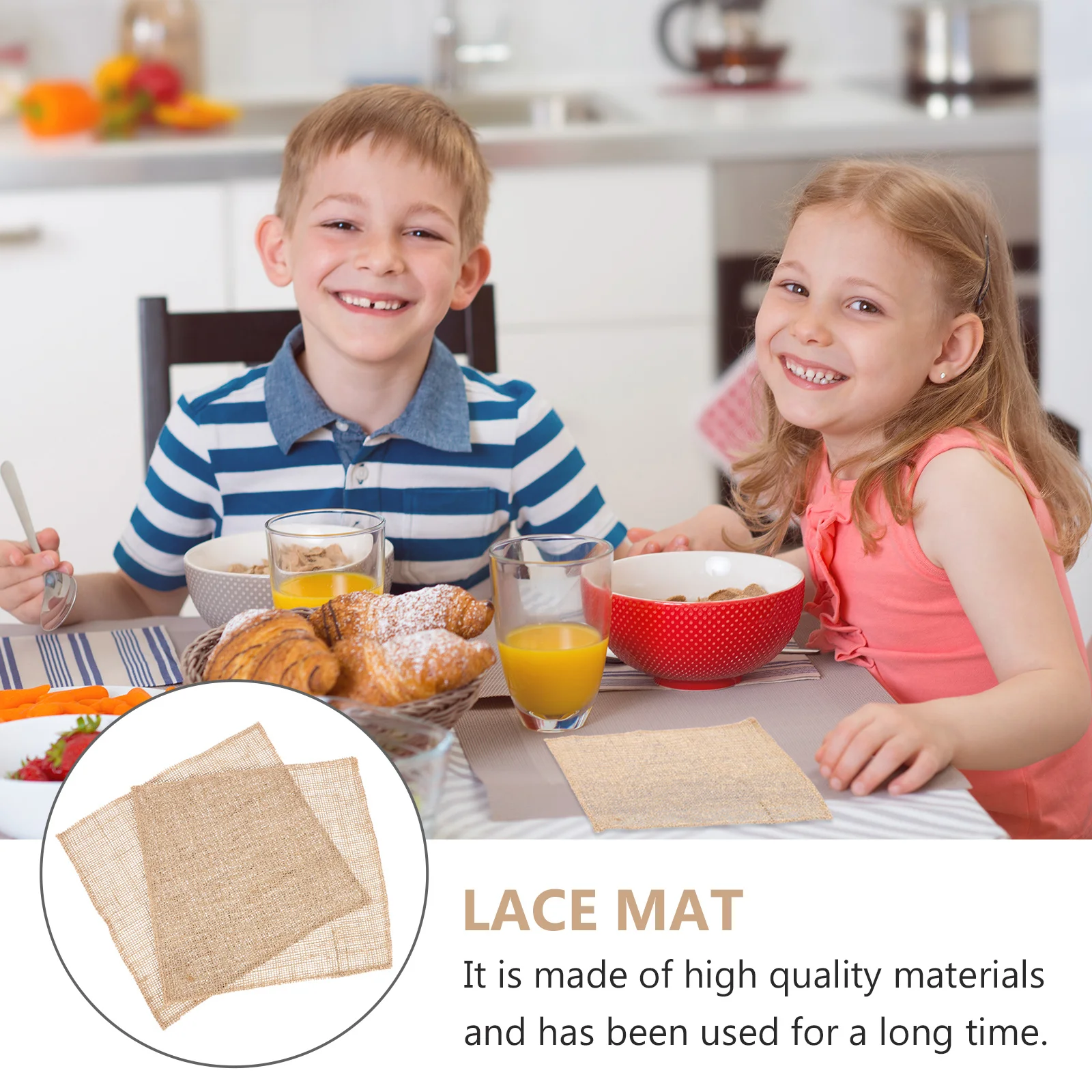 2Pcs Delicate Placemat Linen Dining Table Mat Set Multi-Functional Decorative Placemats for Home Banquet Holiday Wedding
2Pcs Delicate Placemat Linen Dining Table Mat Set Multi-Functional Decorative Placemats for Home Banquet Holiday Wedding