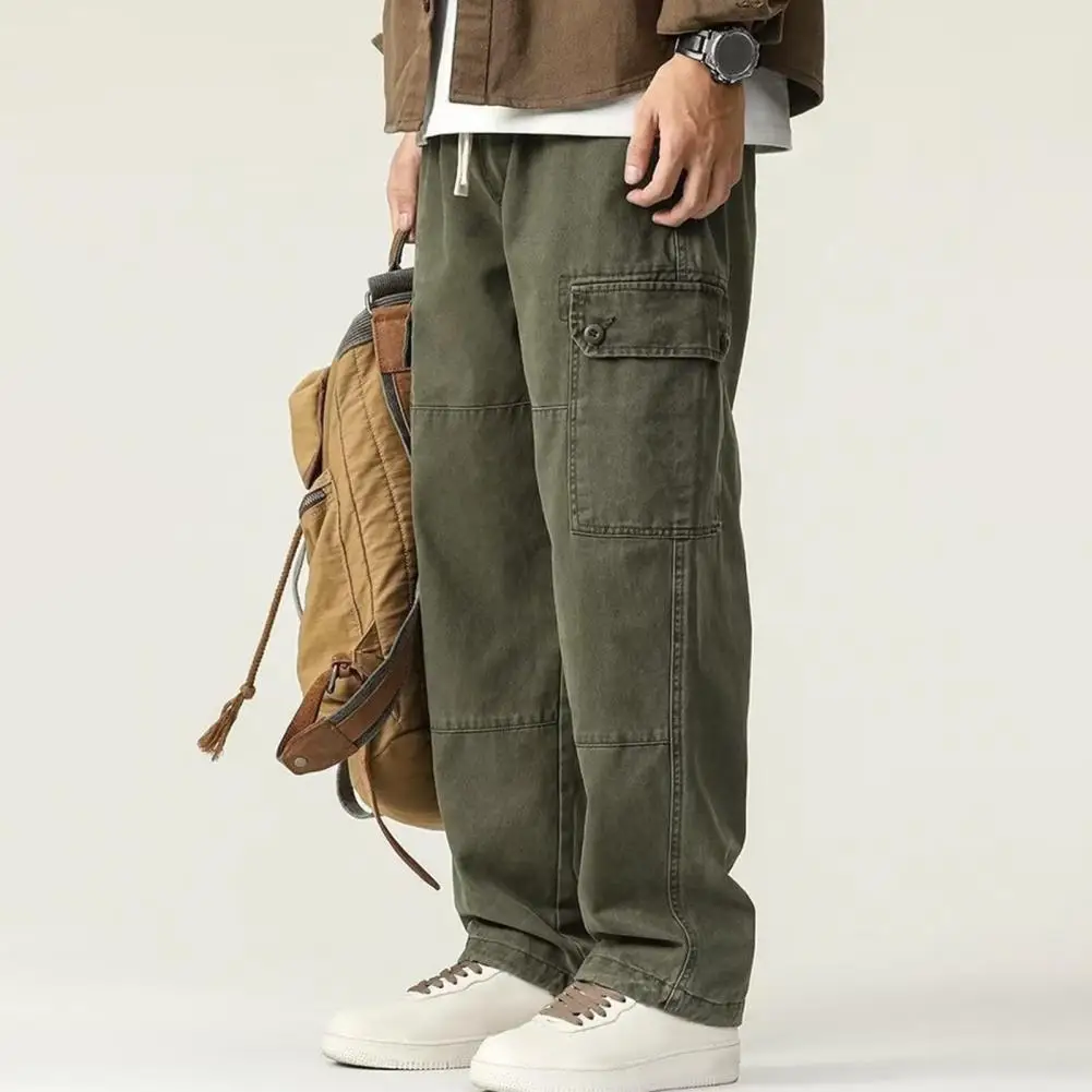 Solid Color Men Pants Men Pants Vintage Style Men's Cargo Pants with Multiple Pockets for Outdoor Travel Streetwear Fashion
Solid Color Men Pants Men Pants Vintage Style Men's Cargo Pants with Multiple Pockets for Outdoor Travel Streetwear Fashion