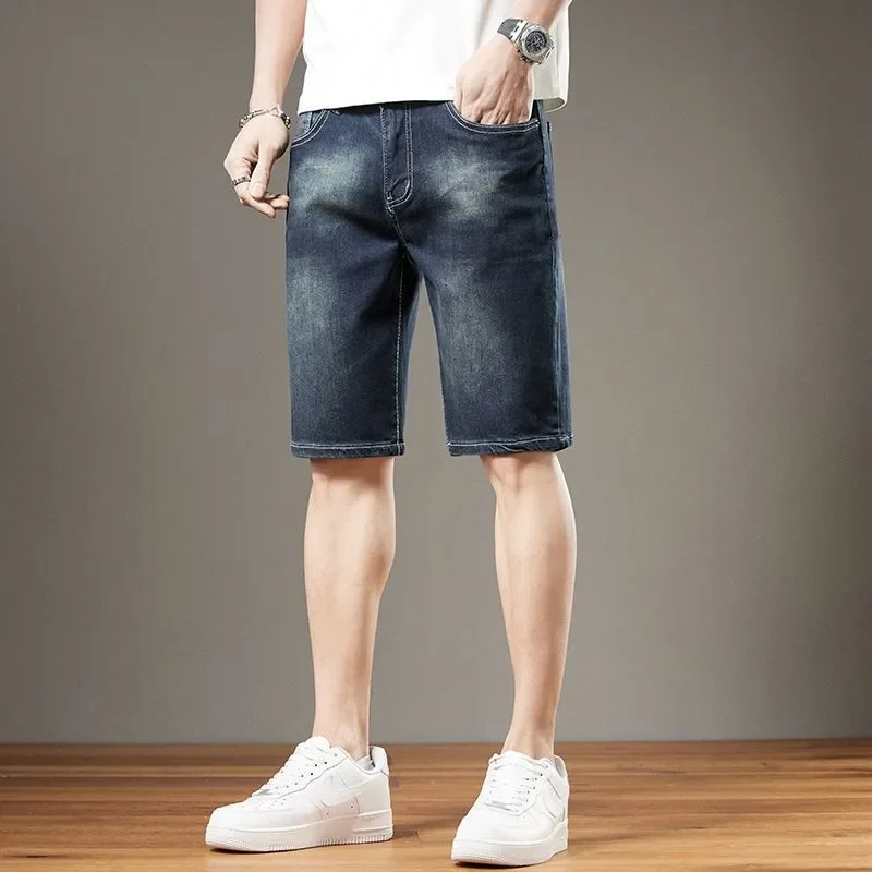 Men Summer Thin Denim Shorts Straight Loose Casual Trendy Mid Jeans
Men Summer Thin Denim Shorts Straight Loose Casual Trendy Mid Jeans