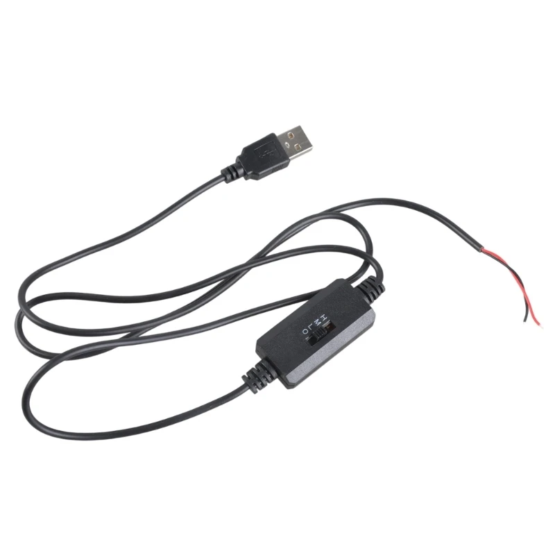 U55B Adjustable 3 Stage USB to Open End Speed Control Cord For 5V Electronic Devices Including Desk Fan And Cooling Solution
U55B Adjustable 3 Stage USB to Open End Speed Control Cord For 5V Electronic Devices Including Desk Fan And Cooling Solution