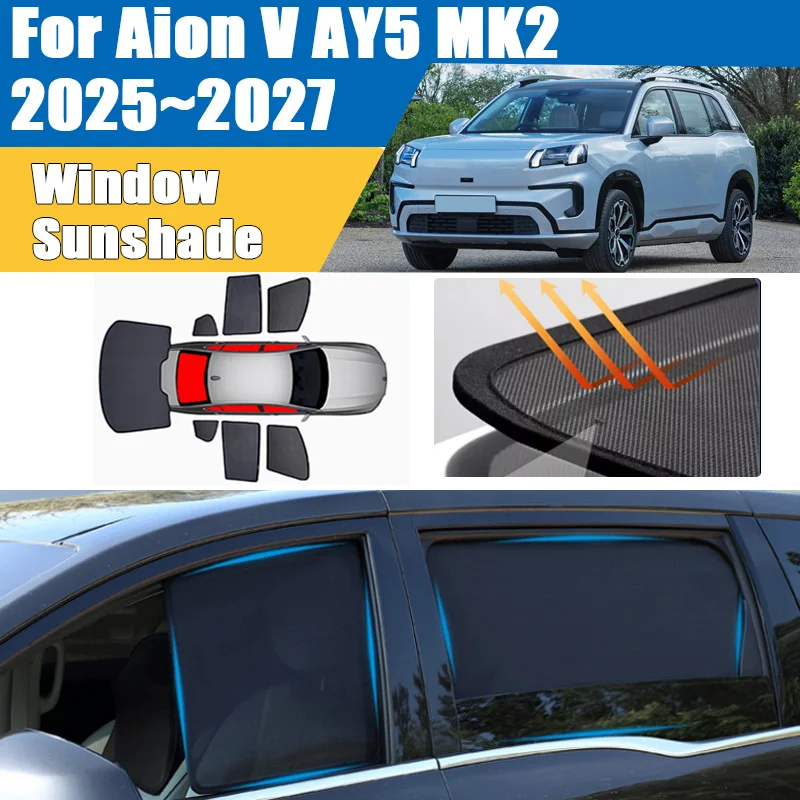 Car Sun Shade For Aion V AY5 MK2 2025 2026 2027 Visor Mesh Blocks UV Rays Heat Insulation Windshield Curtain Auto Accessories
Car Sun Shade For Aion V AY5 MK2 2025 2026 2027 Visor Mesh Blocks UV Rays Heat Insulation Windshield Curtain Auto Accessories