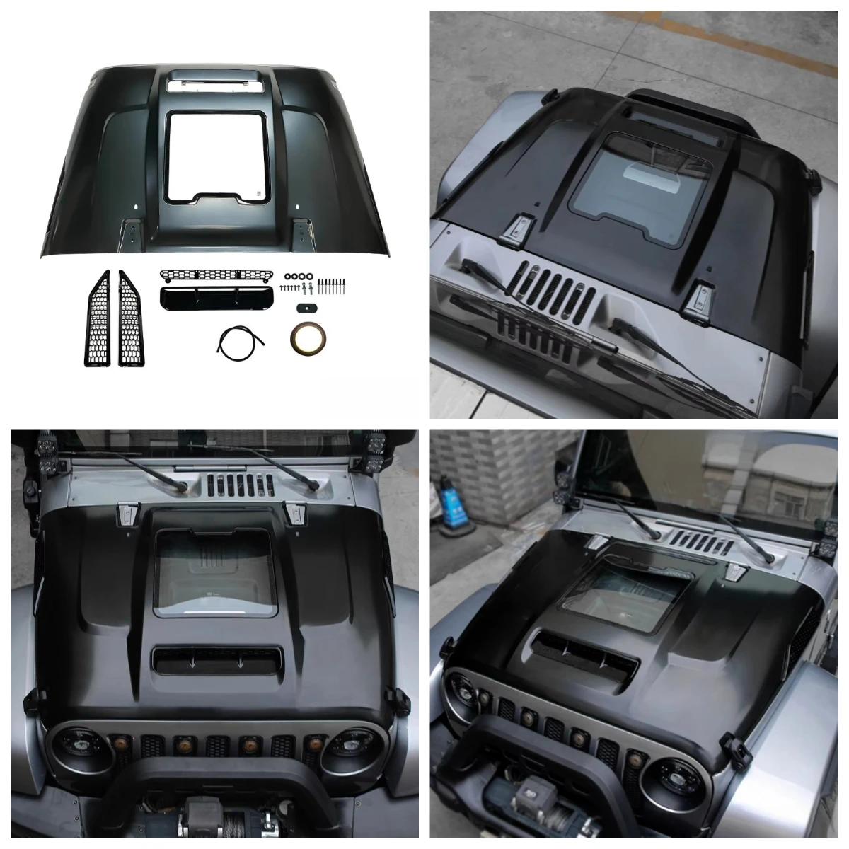 The Replacement Engine Hood for 2007-2017 Wrangler JK JKU Hood Heat Dispersion Hood
The Replacement Engine Hood for 2007-2017 Wrangler JK JKU Hood Heat Dispersion Hood