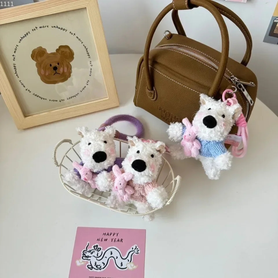 West Highland Pendant Car Cute Dog Bag Pendant Plush Doll West Highland Car Hanging Keychain Waist Gear Bag Accessories
West Highland Pendant Car Cute Dog Bag Pendant Plush Doll West Highland Car Hanging Keychain Waist Gear Bag Accessories