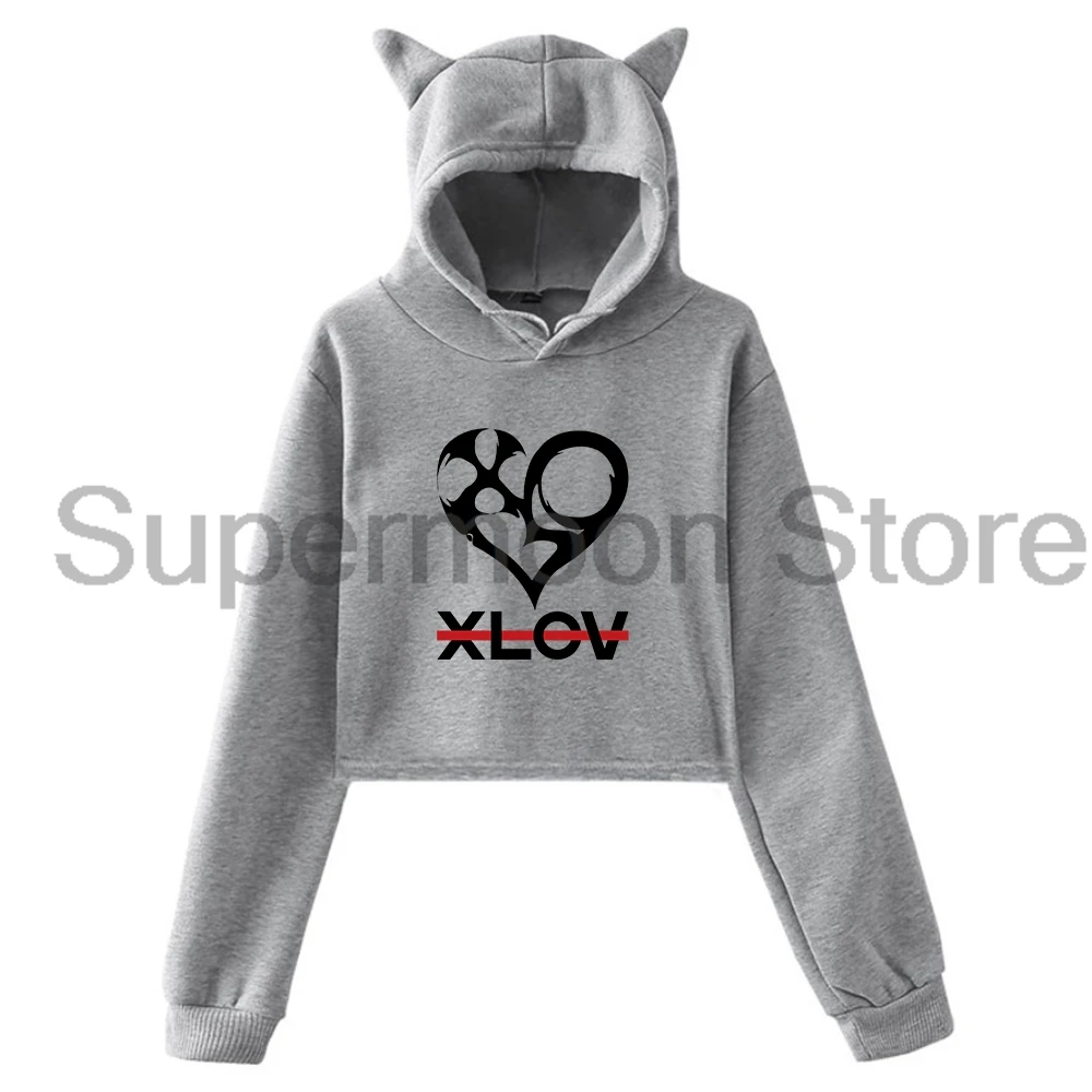 Худи с логотипом Kpop XLOV, коллекция 2026 года, мерч для европейского турне, толстовка с капюшоном и кошачьими ушками, укороченный топ с длинным рукавом, женская одежда
Худи с логотипом Kpop XLOV, коллекция 2026 года, мерч для европейского турне, толстовка с капюшоном и кошачьими ушками, укороченный топ с длинным рукавом, женская одежда