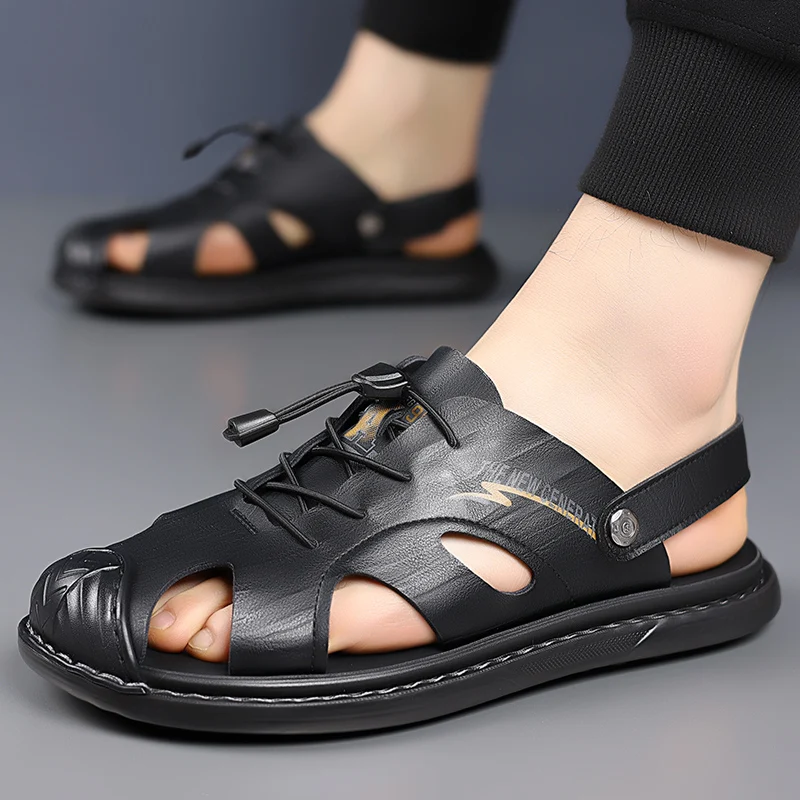 Italian Brand Men's Outdoor Leisure Shoes Hiking Camping Shoes Classic Brown Men's Beach Sandals Breathable Durable Soles
Italian Brand Men's Outdoor Leisure Shoes Hiking Camping Shoes Classic Brown Men's Beach Sandals Breathable Durable Soles