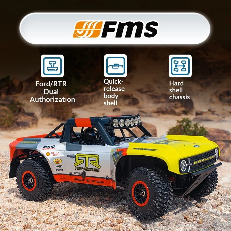 Fms Fcs18 1/18 Ford Bronco Electric 4wd Remote Control Off Road Racing Truck Rtr Hard Chassis Detachable Body Shell Vehicle
Fms Fcs18 1/18 Ford Bronco Electric 4wd Remote Control Off Road Racing Truck Rtr Hard Chassis Detachable Body Shell Vehicle