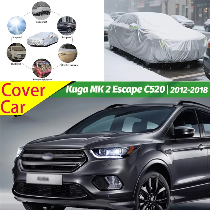 For Ford Kuga MK 2 Escape C520 2012 - 2018 Full Car Covers Outdoor Sun Anti UV Rain Snow Dust Protection Oxford Cloth Accessorie
For Ford Kuga MK 2 Escape C520 2012 - 2018 Full Car Covers Outdoor Sun Anti UV Rain Snow Dust Protection Oxford Cloth Accessorie