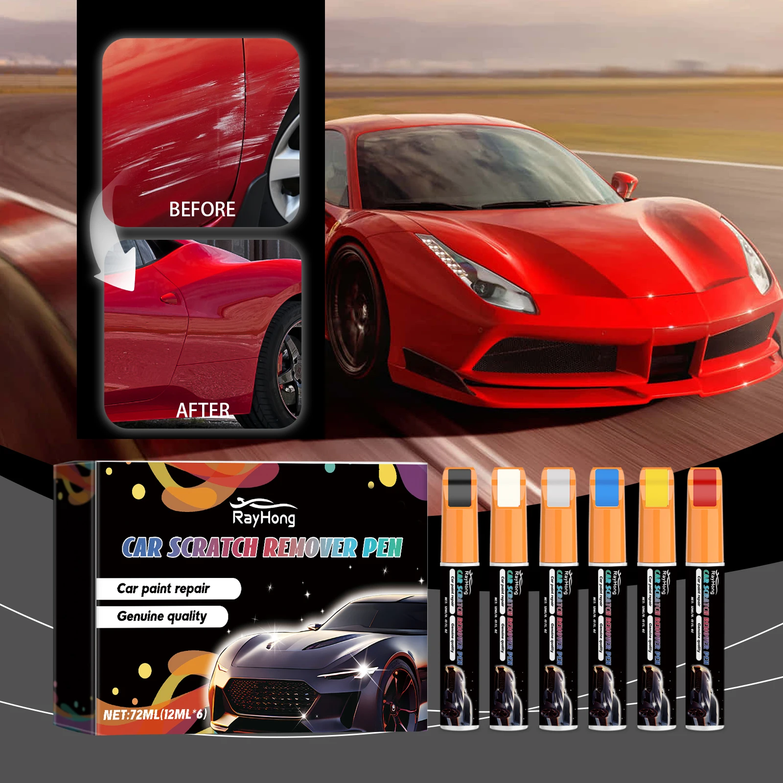 Ручка для ремонта автомобильных царапин, профессиональный водостойкий карандаш для краски, автоаксессуары для автомобилей, пальто, средство для удаления царапин
Ручка для ремонта автомобильных царапин, профессиональный водостойкий карандаш для краски, автоаксессуары для автомобилей, пальто, средство для удаления царапин