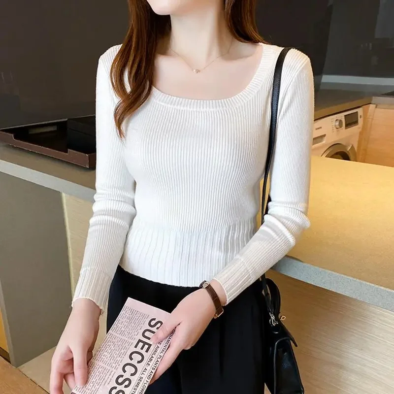 Women Sweater Spring Autumn Knitted Pullovers O-neck Slim Fit Bottoming Shirts Solid Soft Knitwear Jumpers Basic Sweaters
Women Sweater Spring Autumn Knitted Pullovers O-neck Slim Fit Bottoming Shirts Solid Soft Knitwear Jumpers Basic Sweaters