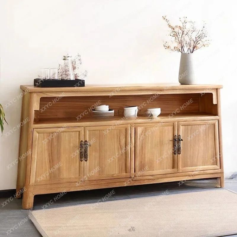 LNew Chinese-style entrance cabinet Solid wood living room locker Elm dining side cabinet Liangge
LNew Chinese-style entrance cabinet Solid wood living room locker Elm dining side cabinet Liangge