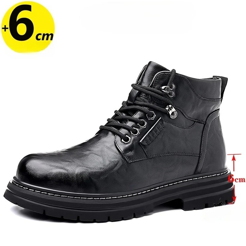 Новые мужские деловые кожаные ботинки, спортивная обувь, увеличивающая рост 6 см, стельки, увеличивающие рост, британский стиль.
Новые мужские деловые кожаные ботинки, спортивная обувь, увеличивающая рост 6 см, стельки, увеличивающие рост, британский стиль.