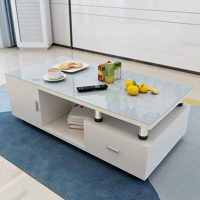 Modern Unique Rectangular Tea Coffee Table Bright Glossing Drawer Living Room Tv Cabinet Lengthened Small Apartments Wooden Set
Modern Unique Rectangular Tea Coffee Table Bright Glossing Drawer Living Room Tv Cabinet Lengthened Small Apartments Wooden Set
