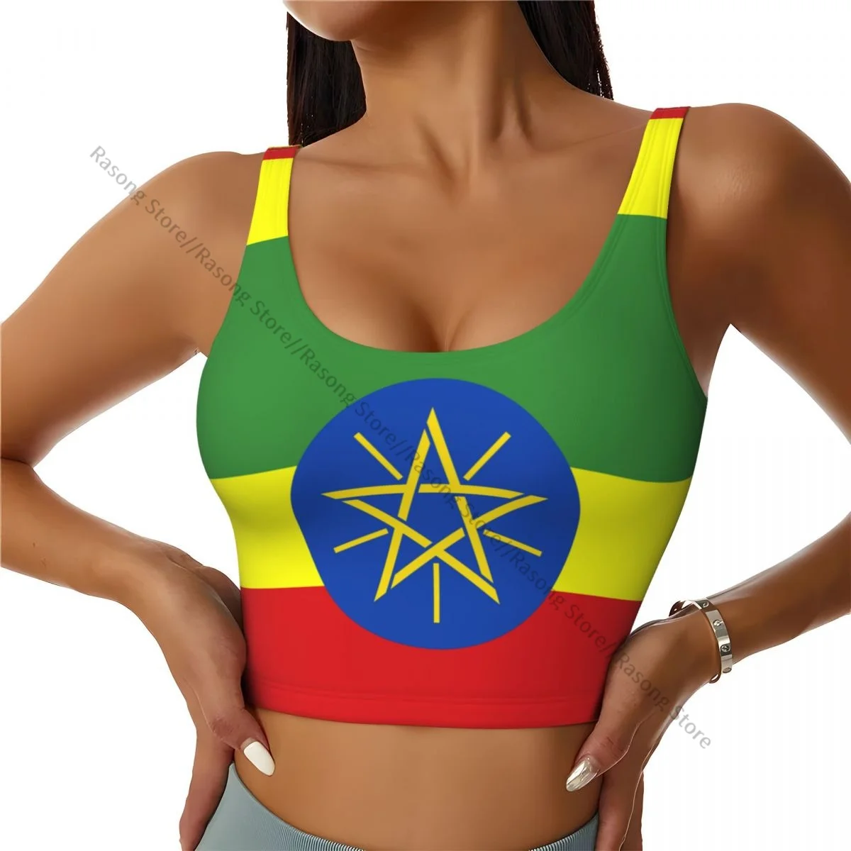 Women Sexy Sports Vest Ethiopia Flag Female Streetwear Sport Lingerie Tee Crop Top
Women Sexy Sports Vest Ethiopia Flag Female Streetwear Sport Lingerie Tee Crop Top
