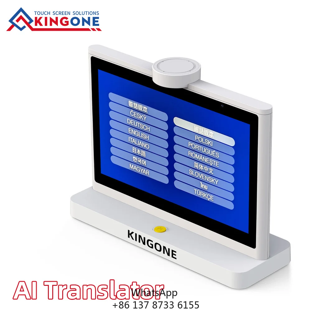 10 Inch AI Dual Screen Smart Translator Android System Desktop Voice Translation Device Support 50 Languages For Business Travel
10 Inch AI Dual Screen Smart Translator Android System Desktop Voice Translation Device Support 50 Languages For Business Travel