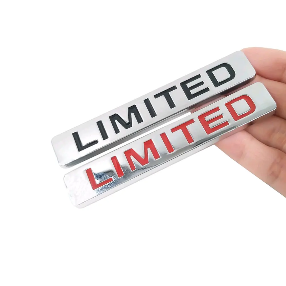 3D Limited Edition Metal Sticker Car Emblem Badge Stickers Decal Universal Chrome Car Styling Emblem Door Bumper Trunk Decal
3D Limited Edition Metal Sticker Car Emblem Badge Stickers Decal Universal Chrome Car Styling Emblem Door Bumper Trunk Decal