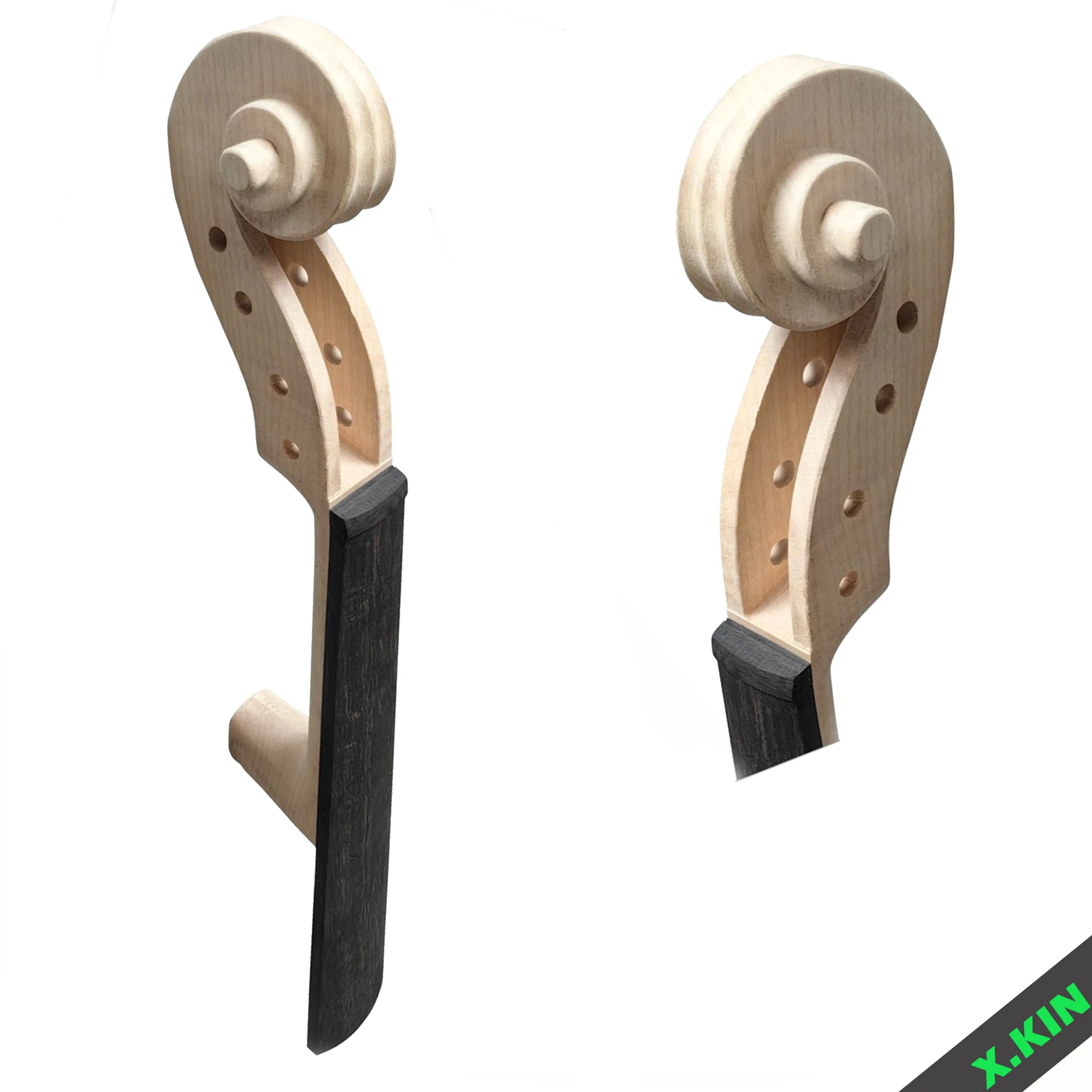 Student or Flames Violin Neck Head Scroll with Fingerboard Fretboard Unvarnished 4/4 3/4 1/2 Maple Wood
Student or Flames Violin Neck Head Scroll with Fingerboard Fretboard Unvarnished 4/4 3/4 1/2 Maple Wood
