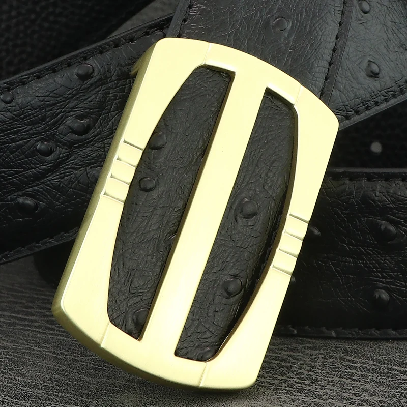 Fashion belts men high quality slide buckle designer ostrich pattern genuine leather brand luxury male casual
Fashion belts men high quality slide buckle designer ostrich pattern genuine leather brand luxury male casual