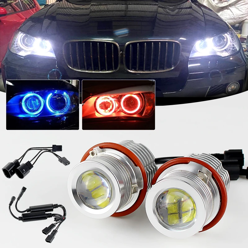 2Pcs CANbus Error Free 120w LED Angel Eyes Marker Lights Bulbs For BMW E39 E53 E60 E61 E63 E64 E65 E66 E87 525i 530i xi 545i M5
2Pcs CANbus Error Free 120w LED Angel Eyes Marker Lights Bulbs For BMW E39 E53 E60 E61 E63 E64 E65 E66 E87 525i 530i xi 545i M5