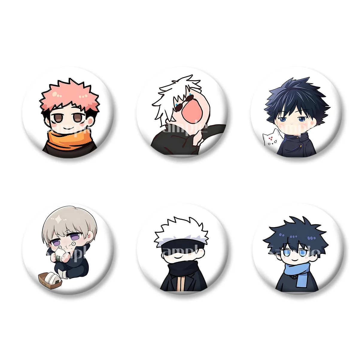 Jujutsu Kaisen Itadori Yuji Gojo Satoru Flash Badge Брелки Зеркало для макияжа Магнит на холодильник ACG Товары Аниме Мультфильм Периферийные устройства 
Jujutsu Kaisen Itadori Yuji Gojo Satoru Flash Badge Брелки Зеркало для макияжа Магнит на холодильник ACG Товары Аниме Мультфильм Периферийные устройства