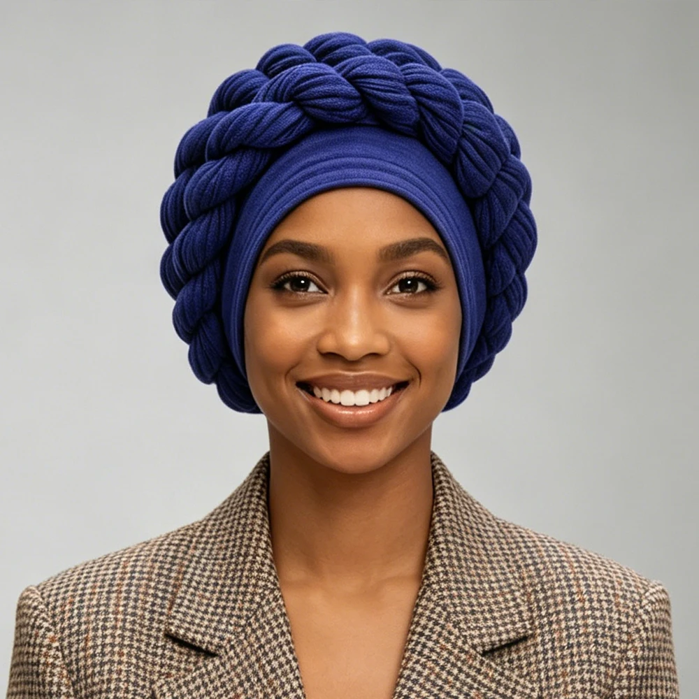 New Women Double Braided Turban Hat Inner Hijab Islamic Head Wrap Muslim Bonnet Beanies Hair Loss Head Wrap Chemo Cap Headscarf
New Women Double Braided Turban Hat Inner Hijab Islamic Head Wrap Muslim Bonnet Beanies Hair Loss Head Wrap Chemo Cap Headscarf