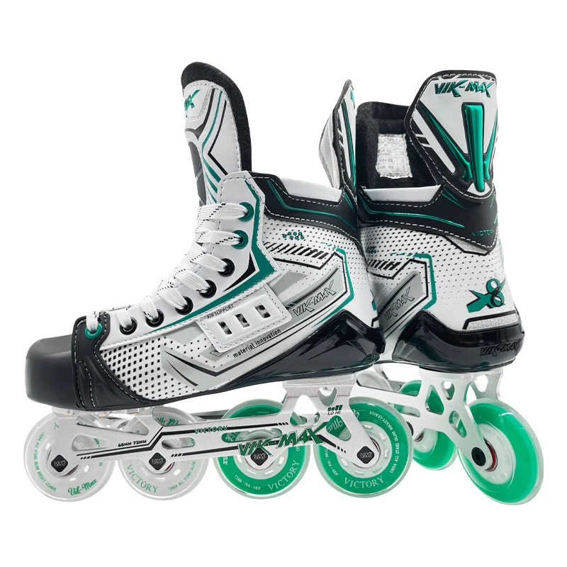 Professional 4-Wheel Inline Speed Skates, Black PVC & PU Fabric Roller Hockey Skating Shoes for Adult Men Outdoor Sports
Professional 4-Wheel Inline Speed Skates, Black PVC & PU Fabric Roller Hockey Skating Shoes for Adult Men Outdoor Sports