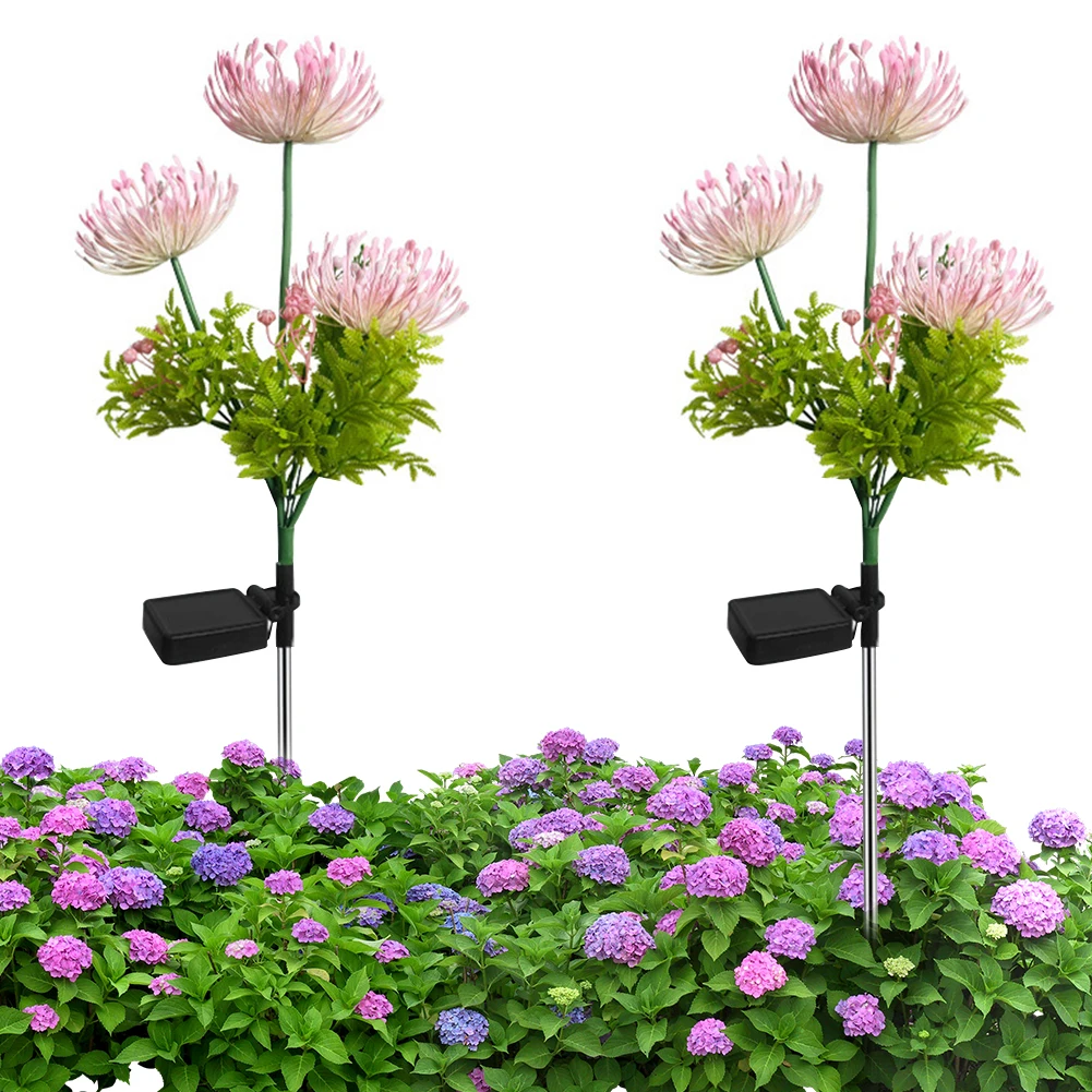2Pcs Solar Lights with Glowing Flowers and Stems Solar Powered LED Glowing Flowers Solar Decorative Lights for Garden Decoration
2Pcs Solar Lights with Glowing Flowers and Stems Solar Powered LED Glowing Flowers Solar Decorative Lights for Garden Decoration