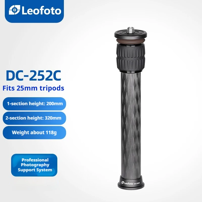 Leofoto Booster Shaft 2-Section Carbon Fiber Extension Ten Layers of Carbon Fiber LS Tripod Center Column Accessory
Leofoto Booster Shaft 2-Section Carbon Fiber Extension Ten Layers of Carbon Fiber LS Tripod Center Column Accessory