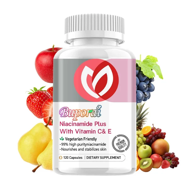 Niacinamide with Vitamins C & E - Anti-aging,Smooth Skin, Wrinkle Reduction,Helps with Skin Cell Health, Boosts Immunity,Non-GMO
Niacinamide with Vitamins C & E - Anti-aging,Smooth Skin, Wrinkle Reduction,Helps with Skin Cell Health, Boosts Immunity,Non-GMO