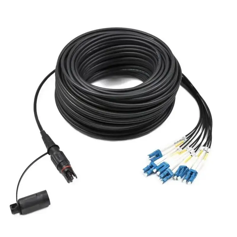 Corning 12F Fiber Optic OptiTap MPO to LC UPC Simplex Precon Cable Assembly Optical Trunk Cable Patch Cord for FTTA
Corning 12F Fiber Optic OptiTap MPO to LC UPC Simplex Precon Cable Assembly Optical Trunk Cable Patch Cord for FTTA