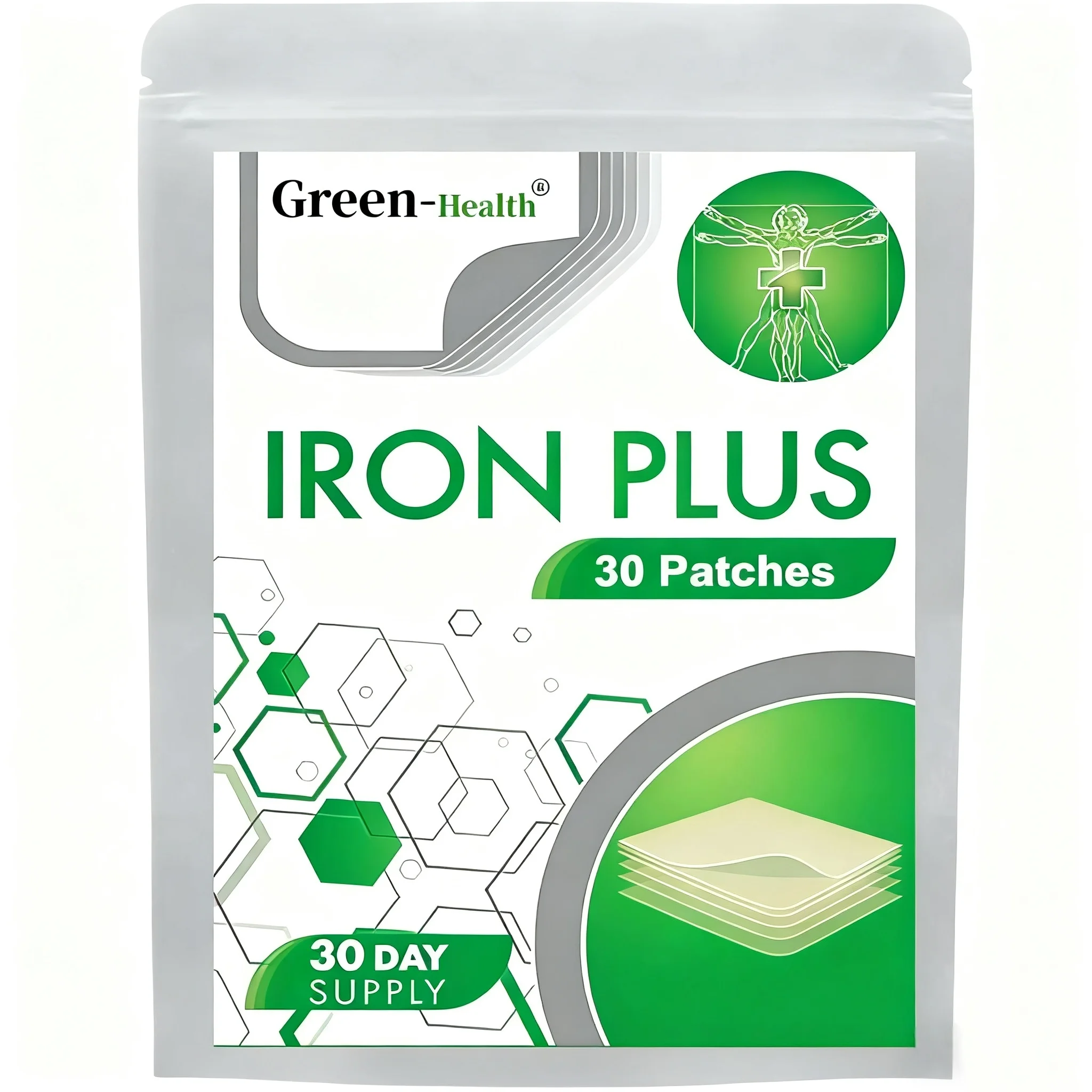 Iron Plus Transdermal Patches - 30 Patches One Month Supply
Iron Plus Transdermal Patches - 30 Patches One Month Supply