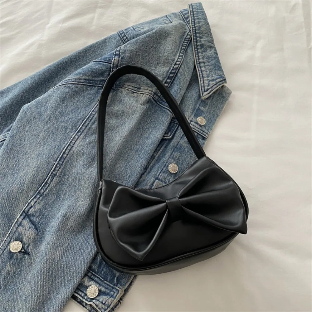 New PU Shoulder Bag Bow Adjustable Handbag Large Capacity French Style Commuting Bag Women
New PU Shoulder Bag Bow Adjustable Handbag Large Capacity French Style Commuting Bag Women
