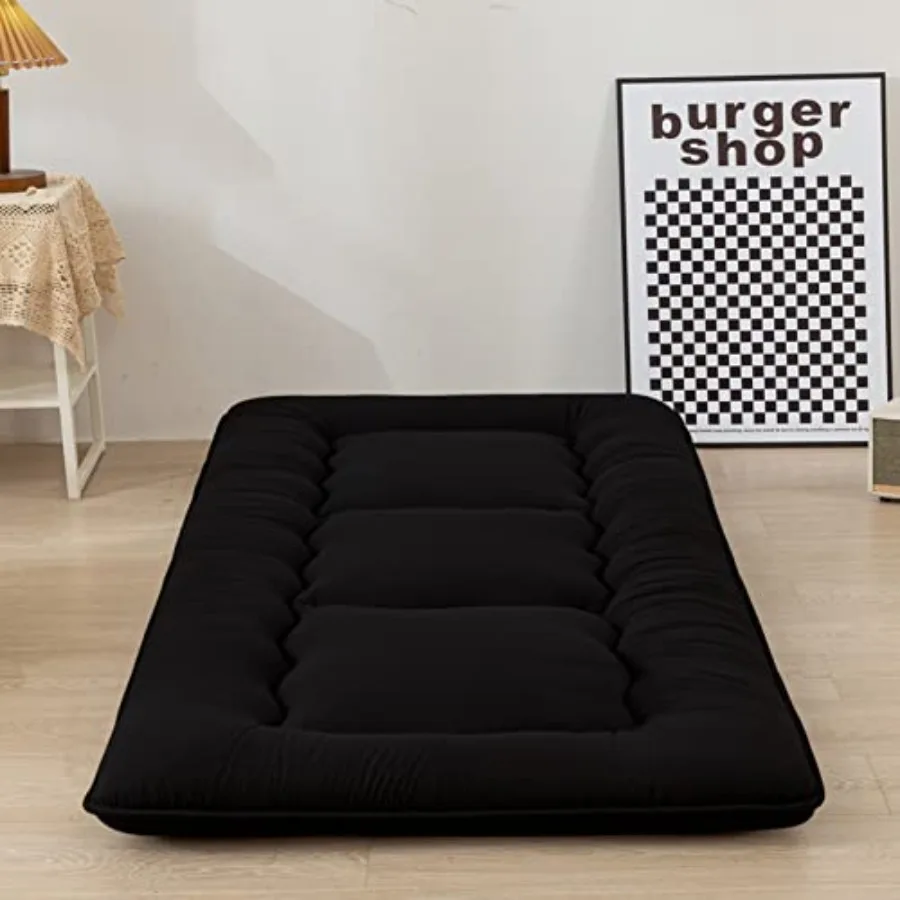 Japanese Floor Futon Mattress, Single Size Tatami Mat Sleeping Pad Foldable Roll Up Boys Girls Narrow Mattress
Japanese Floor Futon Mattress, Single Size Tatami Mat Sleeping Pad Foldable Roll Up Boys Girls Narrow Mattress