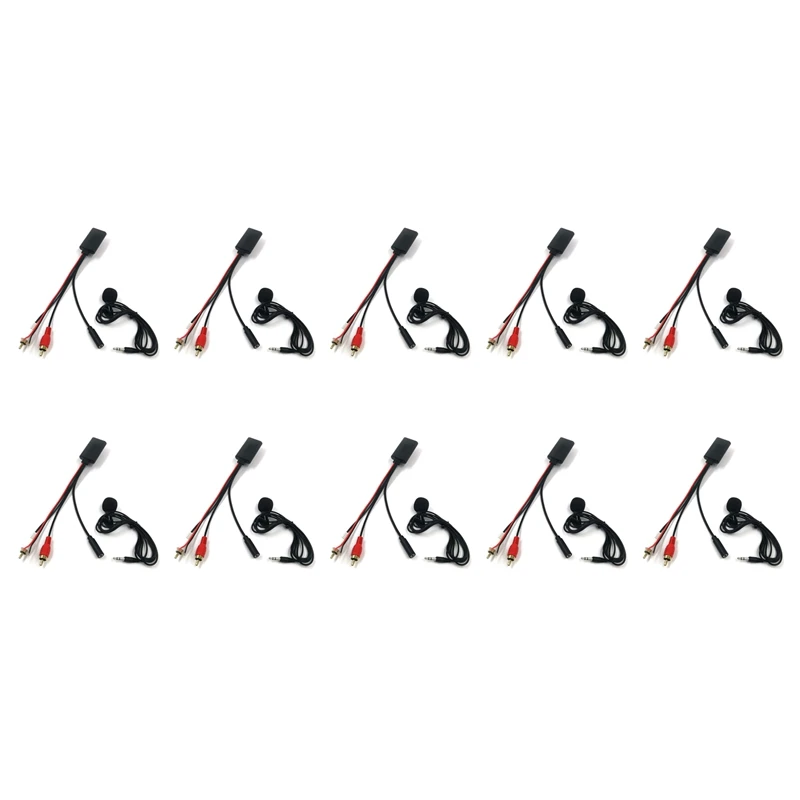10Sets Car Bluetooth Module Wireless Music Adapter RCA AUX Audio Cable Handsfree Microphone For 2RCA AUX-IN Audio Input
10Sets Car Bluetooth Module Wireless Music Adapter RCA AUX Audio Cable Handsfree Microphone For 2RCA AUX-IN Audio Input