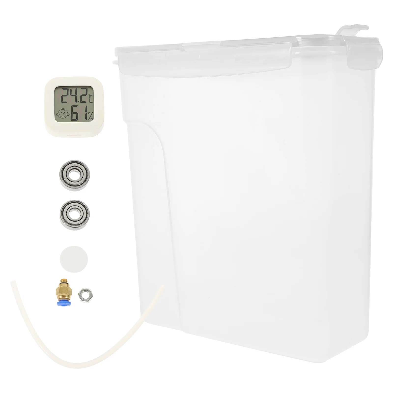 1 set 1 Set 4L Filament Dehydrator Storage Box Temperature Humidity Monitor Compatible 0.5 1Kg 3D Printer Spool Holder Dryer For
1 set 1 Set 4L Filament Dehydrator Storage Box Temperature Humidity Monitor Compatible 0.5 1Kg 3D Printer Spool Holder Dryer For