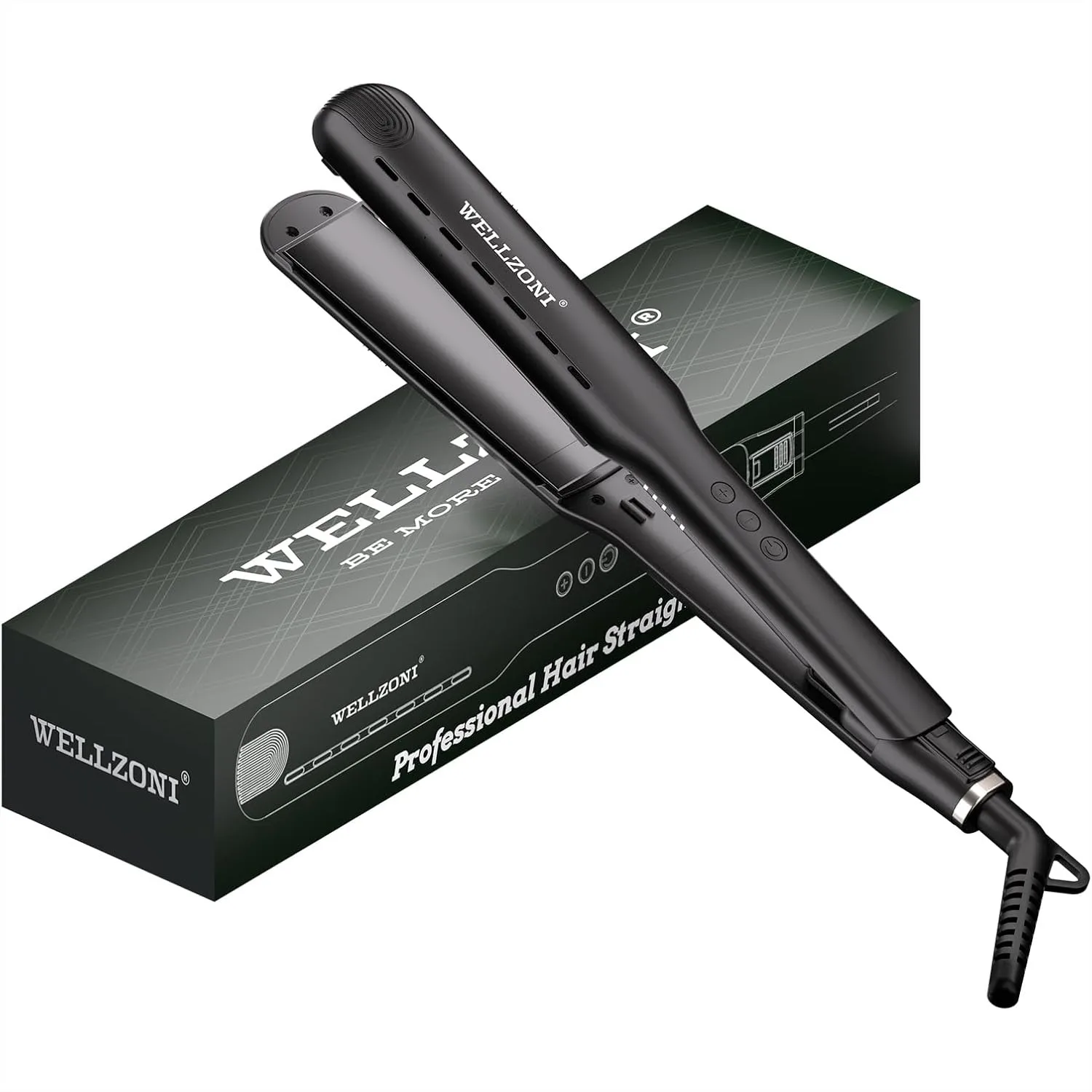 Выпрямитель для волос Flat Iron 1,5 дюйма для густых черных волос, антистатический, без эффекта пушистости, регулируемая температура 250-480°F, двойное напряжение, для путешествий
Выпрямитель для волос Flat Iron 1,5 дюйма для густых черных волос, антистатический, без эффекта пушистости, регулируемая температура 250-480°F, двойное напряжение, для путешествий